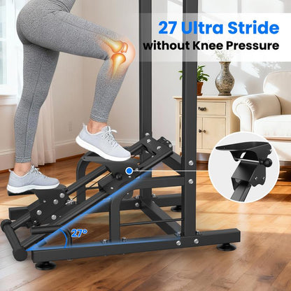 Relife Sports Power Tower Dip Station Pull up Bar for Fitness Home Gym Workout,Multi-Function Adjustable Height Fitness Strength Training Exercise Equipment,With Stair Stepper Tiktokshopholidayhaul