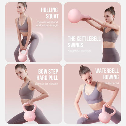 Soft Kettlebells with Handles, Used for Weightlifting Adjustment, Strength and Core Training, Home Gym Weightlifting Kettlebells, Fitness Equipment